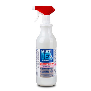 Мультидез-Тефлекс для дезинфекции и мытья поверхностей с отдушкой Bubble Gum (триггер) 500 мл